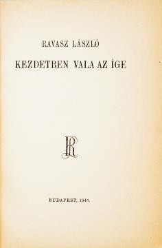 Bethlen Gábor Irodalmi és Nyomdai Rt. XI, 417 p. Dedikált! 1940. jun. 29.