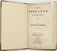 210 mm. Ritka! 6 000 Ft 419. TABÓDY JÓZSEF: Munkács multja és jelene Magyarország történetében Pest, 1860. (Herz János ny.) 1 lith. díszcímlap, 3 sztl. lev., 169 p., 5 sztl. lev. A díszcímlappal együtt 9 t.