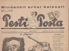 Az élclapnak összesen 9 száma jelent meg, miután a lapot a nyilasok betiltották. 420 mm. Jó állapotú példány.