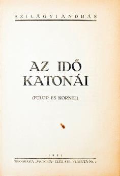 Modern, keménytáblás papírkötésben, új előzéklapokkal, az eredeti, kiadói, színes, illusztrált papírborító elő- és hátlapja a kötéstáblára dolgozva. 202 mm. 4 000 Ft 244.