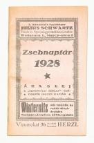 KÉZIRAT, FOTÓ, KÉPESLAP, DOKUMENTUM 268. ZSEBNAPTÁR 1928. Bp., 1928. K.n. Tűzve, kiadó papírborítóban. 120 mm. Szép példány. 3 000 Ft 269. KGM autó és traktoripar gyártmányai 1962.