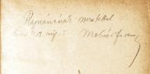 Korabeli félvászon kötésben, gerincén aranyozott címkefelirattal. Folio. 274 mm. Jó állapotú példány. 4 000 Ft 321. MOLNÁR FERENC: Andor Bp.