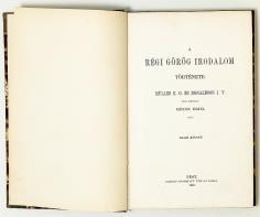 Stb. Kiadói, aranyozott gerincű félbőr kötésben, aranyozott címkefelirattal, eredeti, kiadói karton védőtokban. 258 mm. Szép példány. 325.