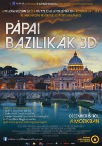 20:00 FILMKLUB Művészet a filmvásznon A művészet templomai: Pápai bazilikák olasz ismeretterjesztő (2015) 90p szinkronos A Vatikáni Múzeum 3D és a Firenze és
