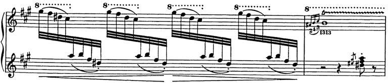 Impresszionista előhangok Liszt Ferenc zenéjében Továbbá, megemlíthetjük Liszt egyik rendkívül egyedi hangú kompozícióját, a ferencesek atyjának cselekedetei által ihletett Két legenda (S175) első