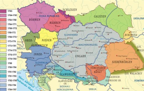 Az Osztrák Birodalom melynek része volt abban az időszakban Magyarország szisztematikus, részletes topográfia térképezése a 18. század közepén kezdődött, hadászati célokat szolgált.