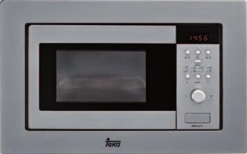 MIKROHULLÁMÚ SÜTŐK Teka MODEL MWL 2 BIT 2 9 mm mm 2 mm Kód: 4 Beépíthető mikrohullámú sütő +grill keret és fogantyú az ujjlenyomat kevésbé látszik rajta Érintőgombos digitális programozható óra