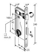 Szögletes ajtóütköző inox, kicsi: 22x30mm, nagyobb: 28x44mm 9. jtókitámasztó taposós, szatén nikkel, 127 mm 10.