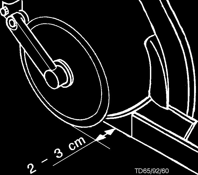 Tárcsás csoroszlya rugós (* Ezt a tárcsás csoroszlyát minden 72 cm feletti keretmagassággal rendelkezo SERVO NOVA ekénél fel lehet