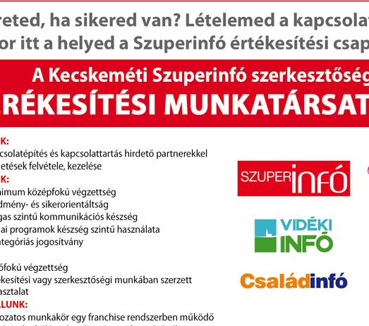 HELYE: GYŐR-MOSON-SOPRON MEGYE AMIT BIZTOSÍTUNK: Ingyenes szállás Utazási költségtérítés Előlegrendszer