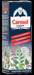 1849 Ft Megtakarítás: 280 Ft 3,1 Ft/ml 1569 Ft K Carmol csepp, 40 ml 10 gyógynövénnyel a megfázás ellen.
