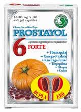 Uraknak Hölgyeknek -25% -25% Prostayol 6 1400 mg Forte kapszula, 40 db A prosztata egészségének megőrzését szolgáló készítmény hatféle természetes hatóanyaggal.