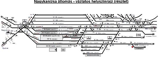 5. ábra: Torzított helyszínrajz (Nagykanizsa) 1.10 Vasúti járművek adatrögzítői A 3543 sz.