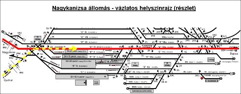 Az utasítás rendelkezéseivel összhangban a menetrend szerint áthaladó 94880 sz.