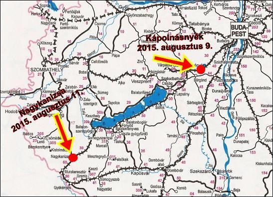AZ ESET ÖSSZEFOGLALÁSA 2015-813-5 Az eset kategóriája váratlan vasúti esemény Az eset jellege jelzőmeghaladás Az eset időpontja 2015. augusztus 9. 2015. augusztus 11.