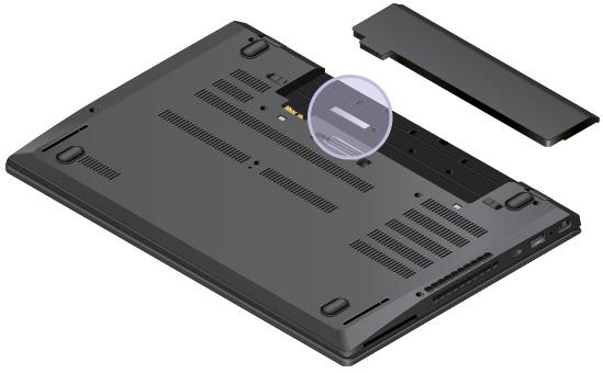 Az FCC ID és az IC tanúsítvány száma Az FCC ID azonosító és az IC-tanúsítvány információi a következő ábrán látható módon a számítógépen lévő címkén találhatók.