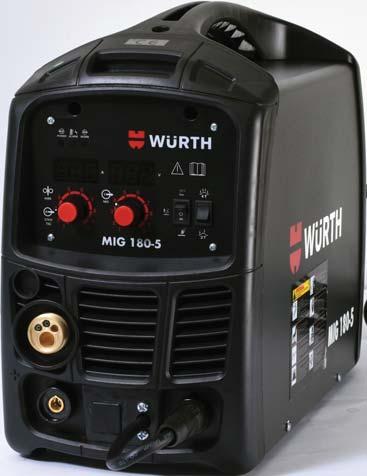 VÉDŐGÁZAS HEGESZTŐ INVERTER MIG 180-5 Digitális tranzisztor technológiára (IGBT) épülő kialakítású védőgázas hegesztő inverter (MIG). Csz.