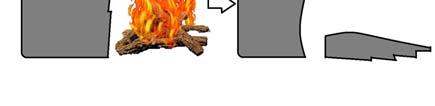 12.: Removing of parts with knapping failures for further processing of the raw material block with fire setting. Thermal debris not depicted. A sütés és a metariolit.