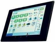 Daikin termékek integrációja Integráció más gyártó berendezéseivel WAGO és BACnet/IP segítségével Akár 512 beltériegység-csoport csatlakoztatható Tablet Fejlett központosított vezérles felhő-