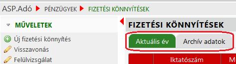 A módosítás a menüpontban elérhető funkciókat nem érinti. 10.