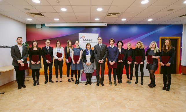 Az NMHH Médiatudományi Intézete harmadik alkalommal díjazta az Országos Tudományos Diákköri Konferencia állam- és jogtudományi szekciójához kötődő legjobb hallgatói dolgozatokat Az Intézet 2017-ben