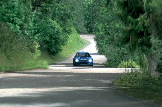 RICHARD BURNS RALLYELSÕ látásra A pálya a valóságban A pálya a játékban A nemrég bejelentett Richard Burns Rally kifejlesztõi meglepõ újdonságot tûztek ki maguk elé: minél nagyobb élethûségre