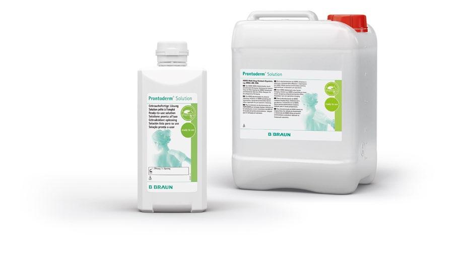 MULTIREZISZTENS KÓROKOZÓK DEKOLONIZÁCIÓJA PRONTODERM SOLUTION A teljes testfelület dekolonizációjához Színtelen oldat a bőr, nyálkahártya, és haj MRK-dekolonizációhoz, szagok csökkentésére Elnyújtott