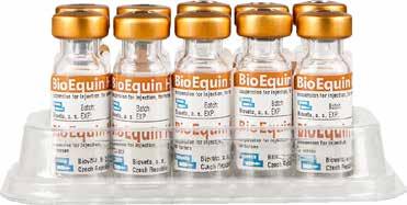 emulziós injekció lovaknak Lovak aktív immunizálására szolgál a lóinfluenza-vírus, illetve a lóherpeszvírus (EHV-1)
