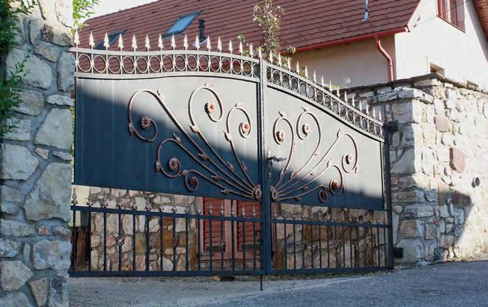 találkozhatunk, így jól látszódik az előkert és az
