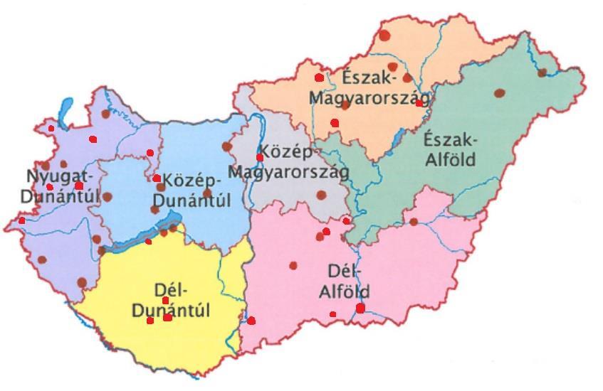 4. ábra. A kérdőívre választ adók által képviselt Tourinform irodák Magyarországon Forrás: saját szerkesztés Lakossági kérdőív A győri lakosság megkérdezése online formában, a typeform.