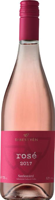 Rozék / Rosé Wines / Roséweine Sebestyén Rosé 2017 Szekszárd Csillánál és Csabánál idén két rozé készül: ez a primőr az első. Könnyed struktúra, eleven savak és citrusos illatok.