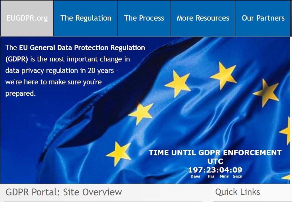 2018-as piaci kihívás: EU adatvédelmi szabályozás (GDPR) május 25.