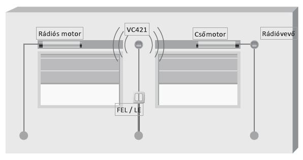 VC421 SÜLLYESZTETT RÁDIÓADÓ Kompatibilitás: riasztó (aktiválja a fogyasztókat) Névleges feszültség: 230-240 V AC/ 50-60 Hz Védettségi fok: IP20 Védelmi osztály: II Engedélyezett hőmérséklet: 0 55 C
