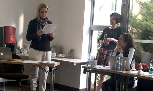 testület addig kinevezésre került, illetve a projektvezető csapat összes tagja, közöttük a projektfelelős dr. Stella Bialoust is az Onkológiai Ápolók Nemzetközi Társasága (ISNCC) képviseletében.