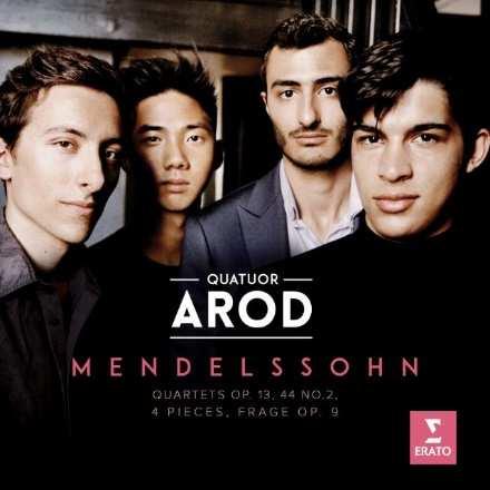 Erato MENDELSSOHN VONÓSNÉGYESEK QUATUOR AROD 0190295761127 C11 Felix Mendelssohn: e-moll