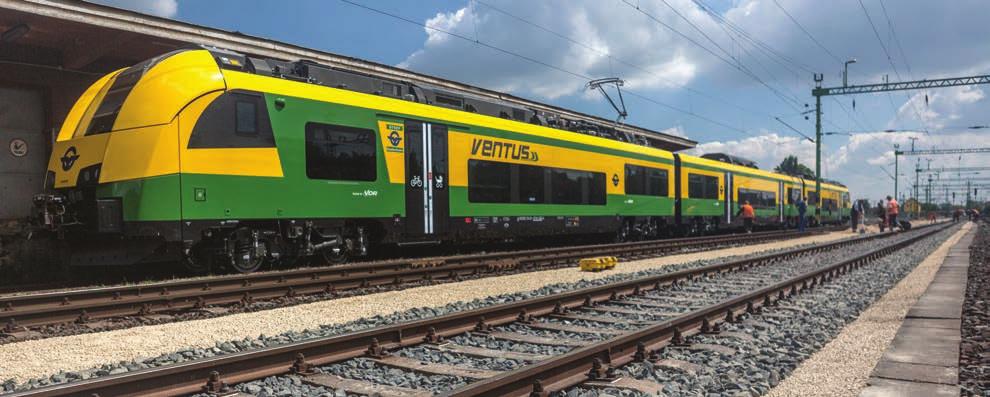 Rövid hírek 37 FILRT és DESIRO motorvonatok a GYSEV-nél 1. kép. FLIRT 3-as motorvonat látványterve Sopron állomáson Több projekt keretében szerzett és szerez be új motorvonatokat a GYSEV Zrt.