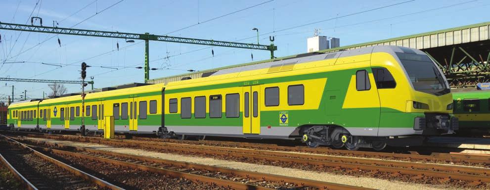 A járművek a Sopron Szombathely Szentgotthárd vonal mellett Győr és Sopron, valamint Szombathely és Rajka között is közlekednek.