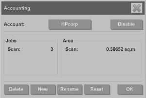 Rename an account 1. Press the Setup tab. Basic Operations 2. Press the Account button. 3. Make sure that the Quick select list is showing. 4. Press the Tool button. 5.