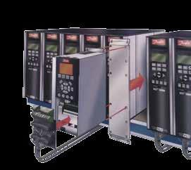 Lakkozott áramköri elemek A VLT AutomationDrive frekvenciaváltó alapváltozata megfelel az IEC 60721-3-3 szabvány 3C2 szintjének.