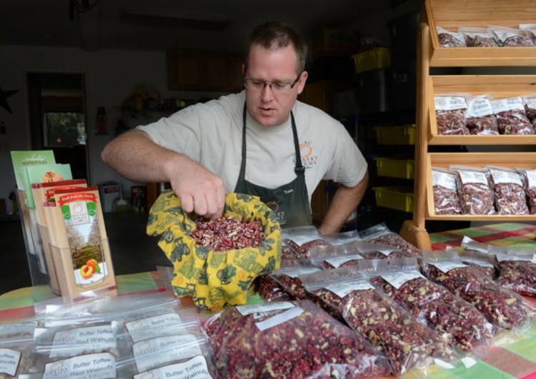 A vörösbélű dió fejlődő termésén már korai