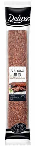 VADÁSZ RÚD Vaddisznóhússal / szarvashússal 999Ft 400 g, 1 kg = 2498 Ft 2299Ft 6 x