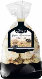 praliné mogyorónugátos trüffelkrémmel töltve, étcsokoládéval díszítve 2999Ft 200 g, 1 kg