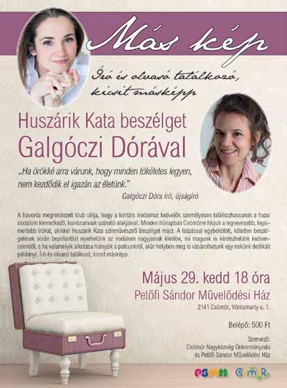 Májusi rendezvények 3. csütörtök 10.30 Tűzoltónap a Baba-mama klubban: Játékos tűzoltógyakorlat vár rátok, amit egy valódi tűzoltó vezet majd. Klubtagoknak ingyenes, egyébként 500 ft * 4. péntek 18.