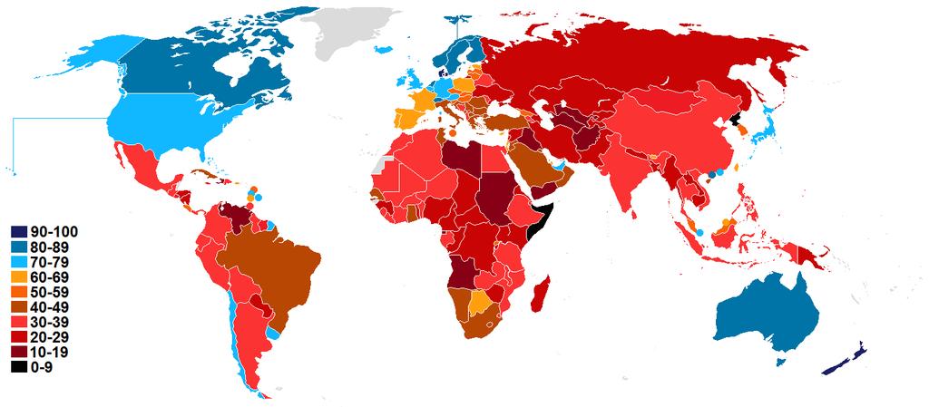 TI, 2014: Corruption