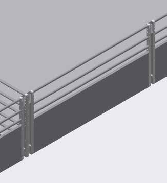 Istállóberendezések Az AS hízókutrica 900mm magasan a jól ismert WEDA-minőségben került