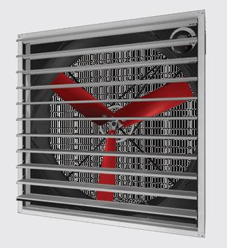 Ékszíjas ventilátorok Tökéletes az alagútszellőztetéshez Ékszíjas ventilátoraink tökéletesen alkalmasak az alagútszellőzéssel ellátott istállók számára.