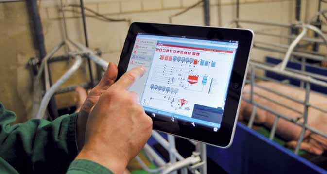 Weda Farmsoftware Nedves etetés Átfogó menedzsment az istállóba A Weda Farmsoftware-rel a gazda a központi számítógépével, vagy valamilyen mobil eszközzel rá tud kapcsolódni a telepe etető- vagy
