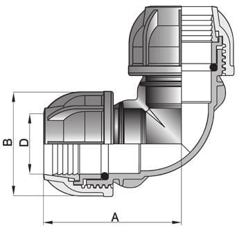 90 130890 1 100 110 x 110 1308110 1 Méretek és tömeg Csô külsô Ø Cikkszám A B D Tömeg NÁ [ mm ] [ mm ] [ mm ] [ mm ] [ kg ] 10 16 130816 48 39 17 0,030 15 20 130820 59 46 21 0,047 20