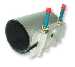 Nemesacél palástjavítók Unifix Maxi Gáz- és vízvezetékcsövek tömítésére, ill. kötésére használható; kapható egy-, két- és háromrészes kivitelben, ill. menetes vagy karimás leágazással is!