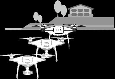 S 2.3 M/S 4.2 M/S 232M A drón automatikusan fokozza vagy csökkenti sebességét, amikor akadályt érzékel maga előtt, vagy ha túl közel repül a földfelszínhez.